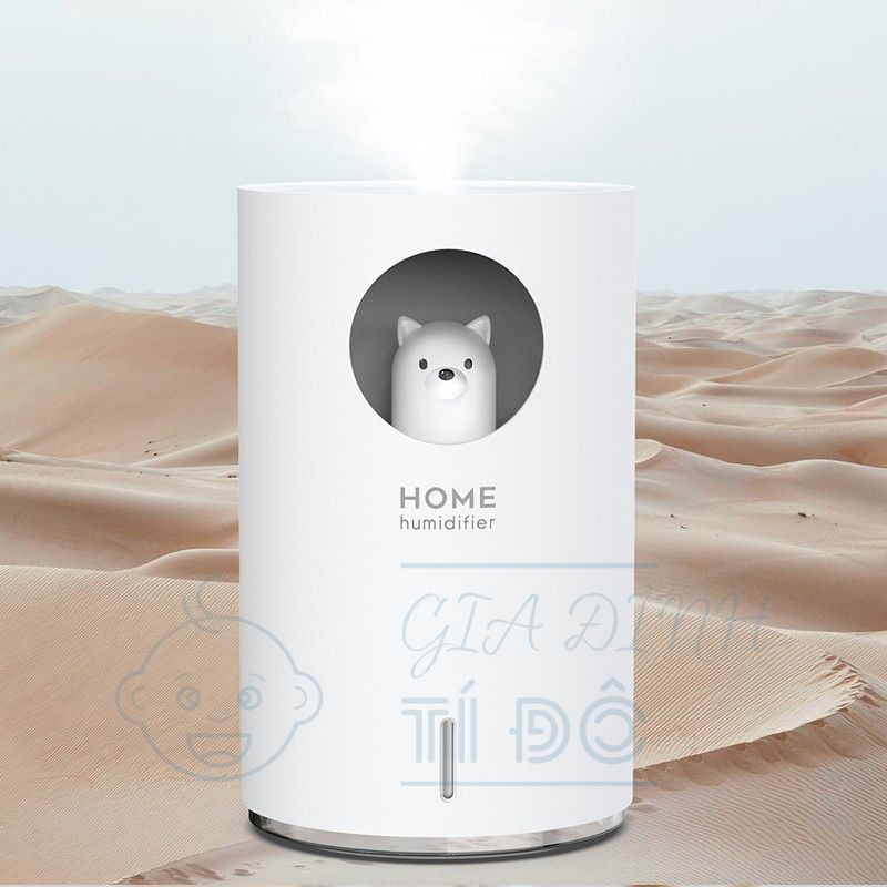 Máy Phun Sương Tạo Ẩm Dung Tích Lớn 700ml Sử Dụng Điện Cổng USB có Đèn Led Phòng Ngủ Siêu Đẹp