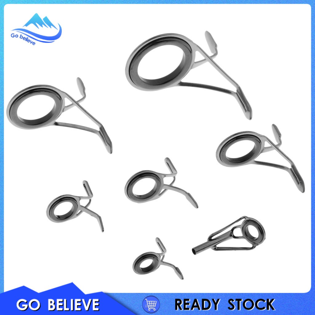 Set 7 Vòng Inox Dẫn Dây Câu Cá