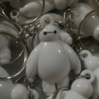 Móc khóa Baymax đồ chơi nhỏ đáng yêu bằng nhựa