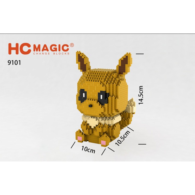 Bộ lắp ghép nhân vật hoạt hình HC MAGIC 9100-9105