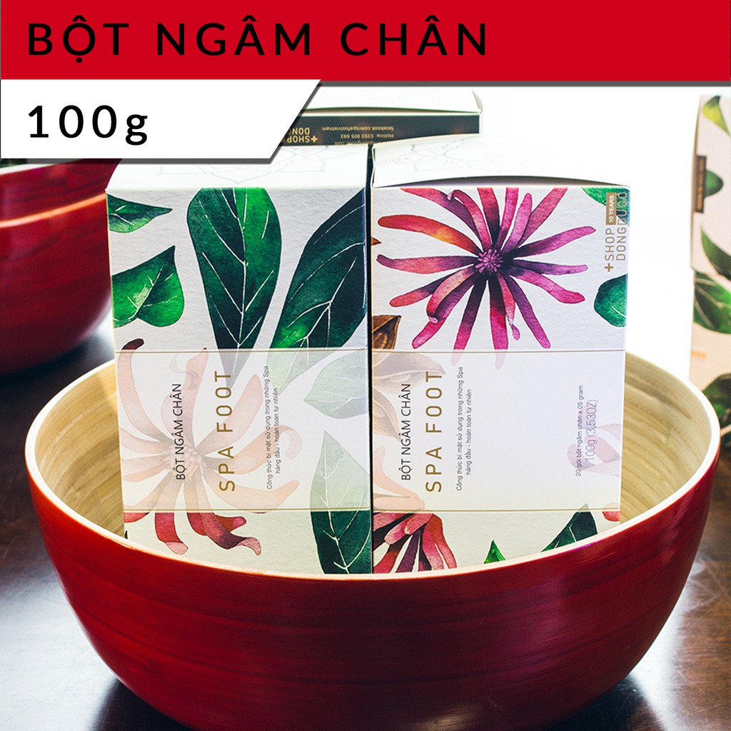 Bột Ngâm Chân Cao Cấp - Liệu Trình Khử Mùi Hôi Chân Sau 30 ngày - Home Spa Foot