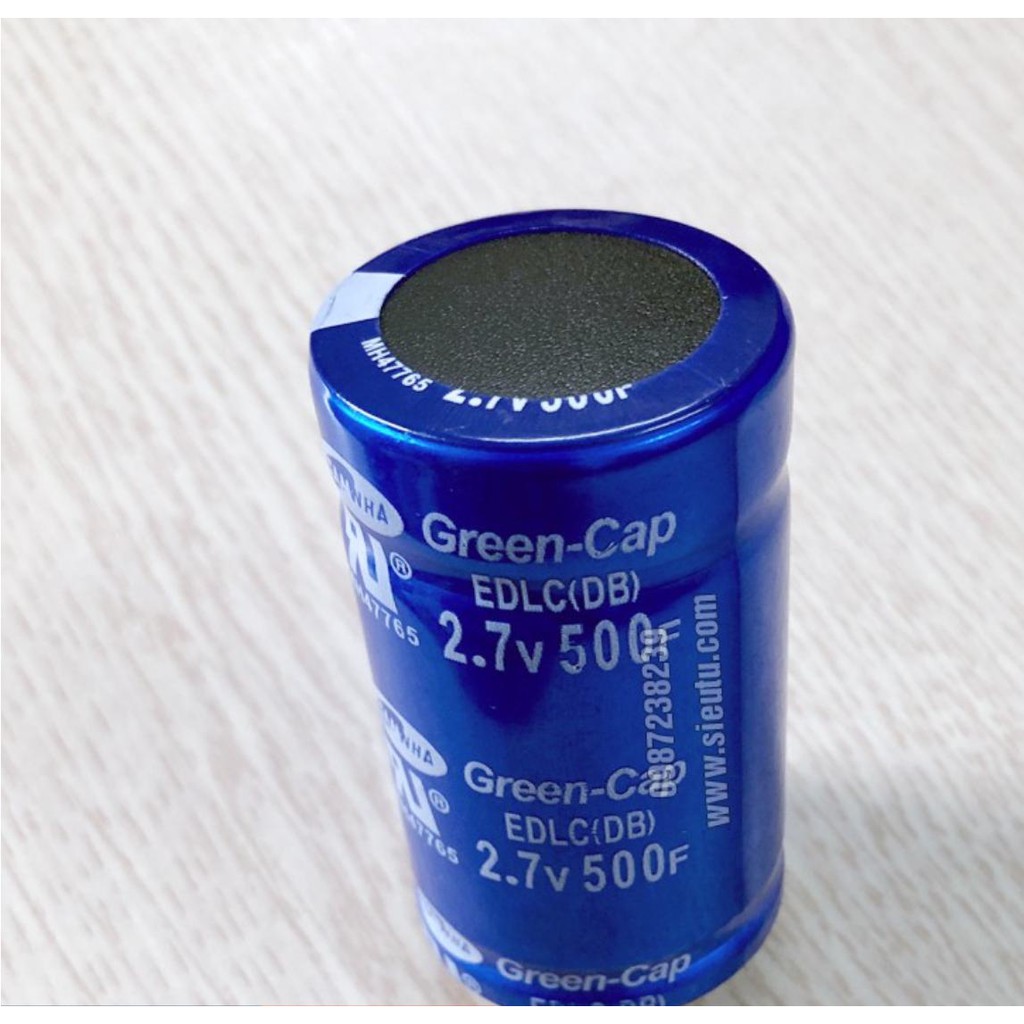 Siêu tụ điện 500F 2.7V - Super Capacitor 500F 2.7V