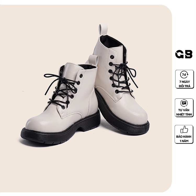 Giày Bốt Nữ giayBOM GB Boot Đế Cao 3 Phân B1528