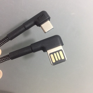 Cáp sạc type-C đầu USB cắm 2 chiều Baseus Cafule Double Bend