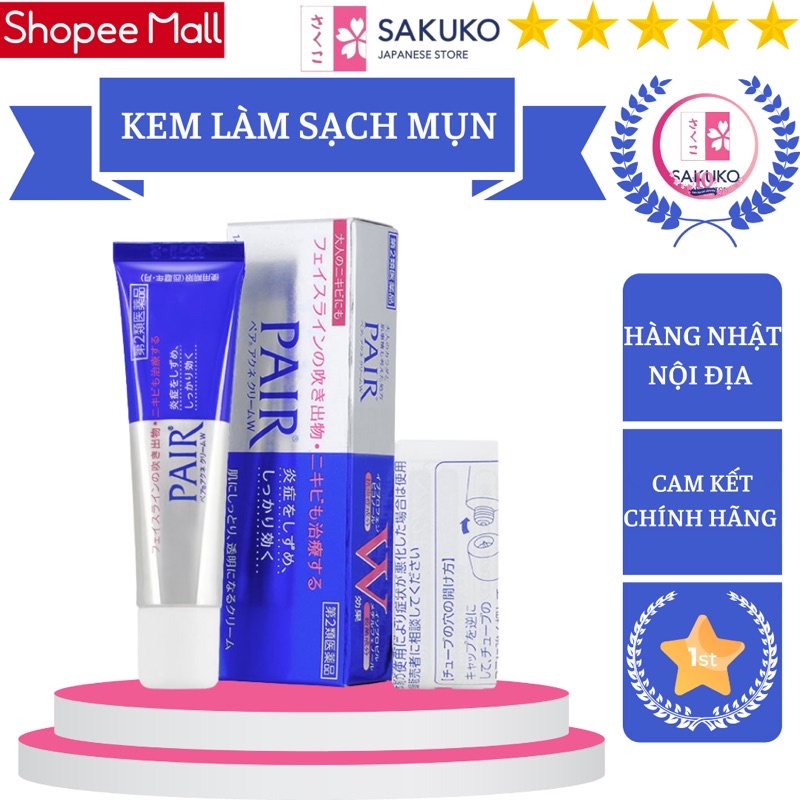 Kem làm sạch mụn LION PAIR 24g-[Hàng Nhật Nội Địa]