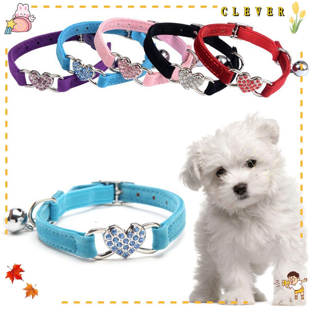 Vòng cổ nhung đính chuông nhỏ cho thú cưng