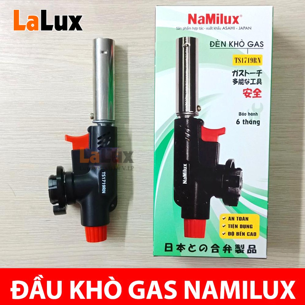 Đầu Khò Gas , Khò Gas Mini Sử Dụng Cho Bình Ga Mini NAMILUX DÒNG CAO CẤP Có Hộp - TS1719RN