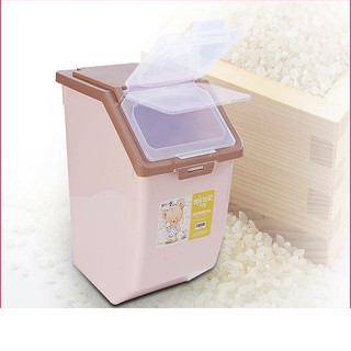 Thùng Gạo 15kg có bánh xe