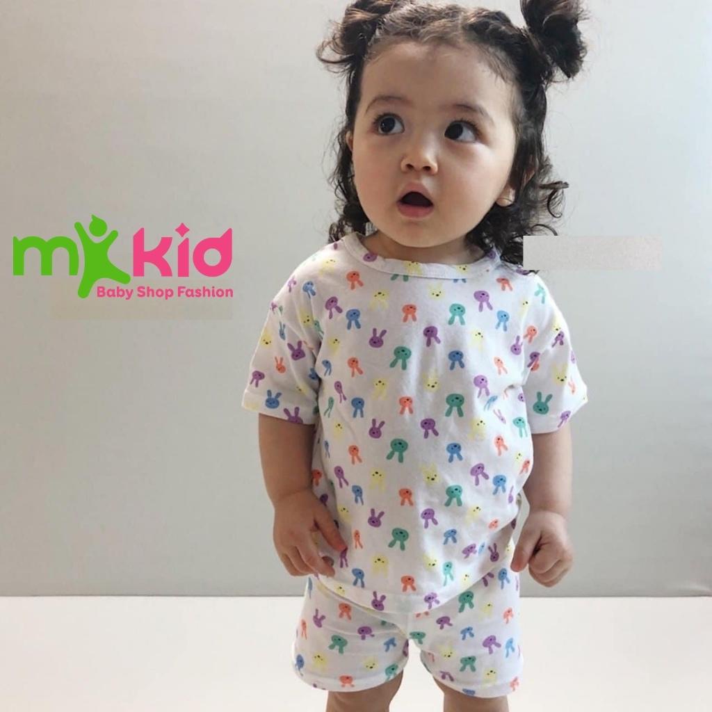 Bộ Cộc Tay Cho Bé FREE SHIP Bộ Minky Mom Cộc Tay Cho Bé Trai Bé Gái Chất Thun Lạnh siêu mềm mịn thoáng mát