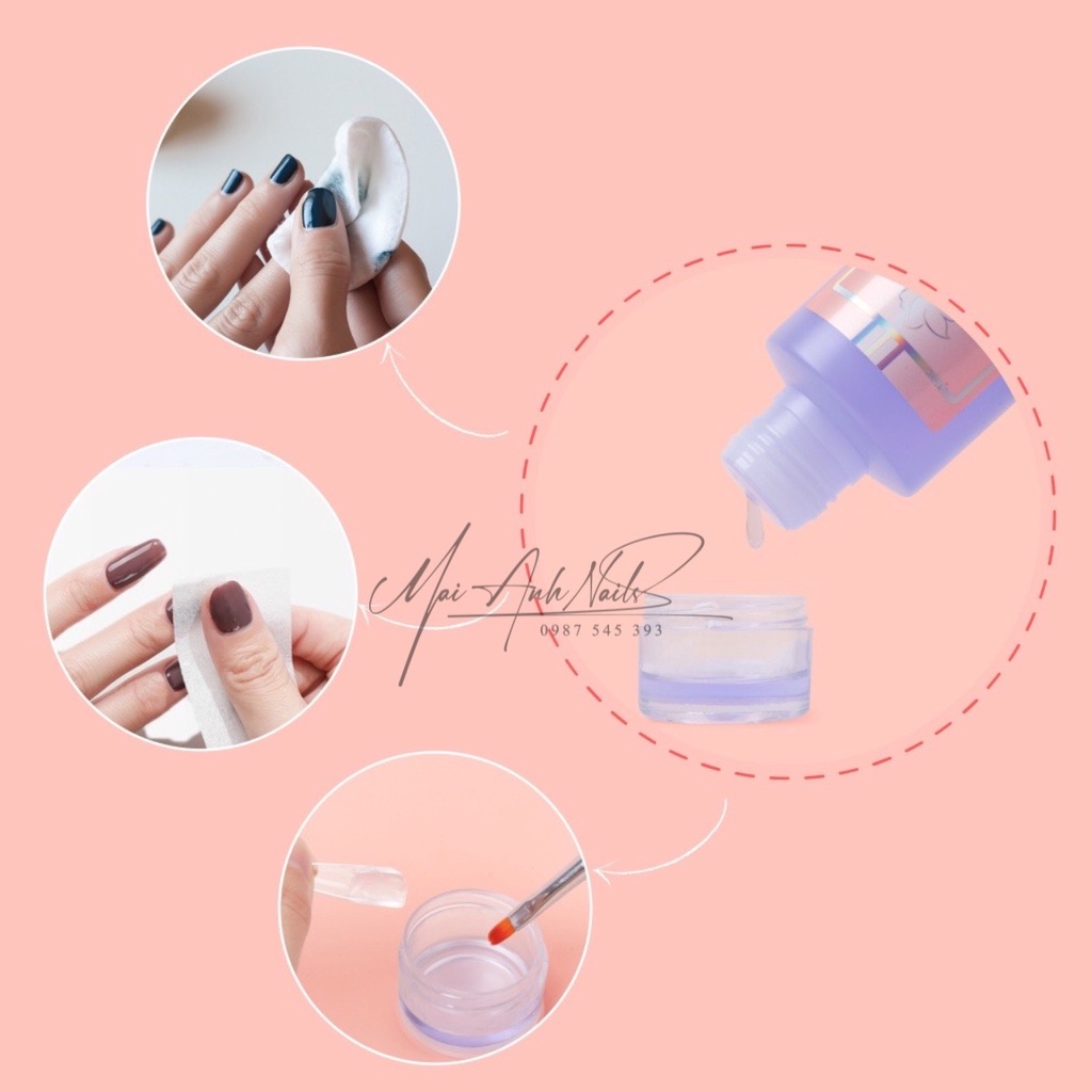 Nước lau gel Li-Nail hàng chính hãng 200ml MaiAnhNails