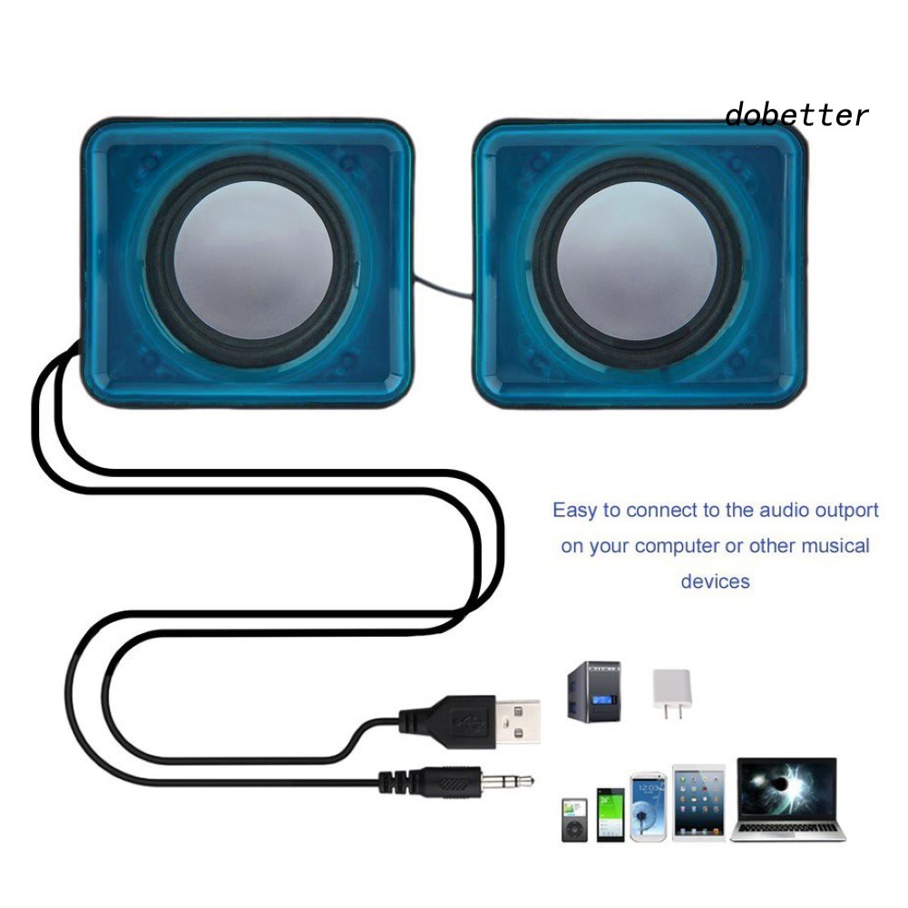 Loa Phát Nhạc Mini Cổng Usb 2.0 Cho Máy Tính