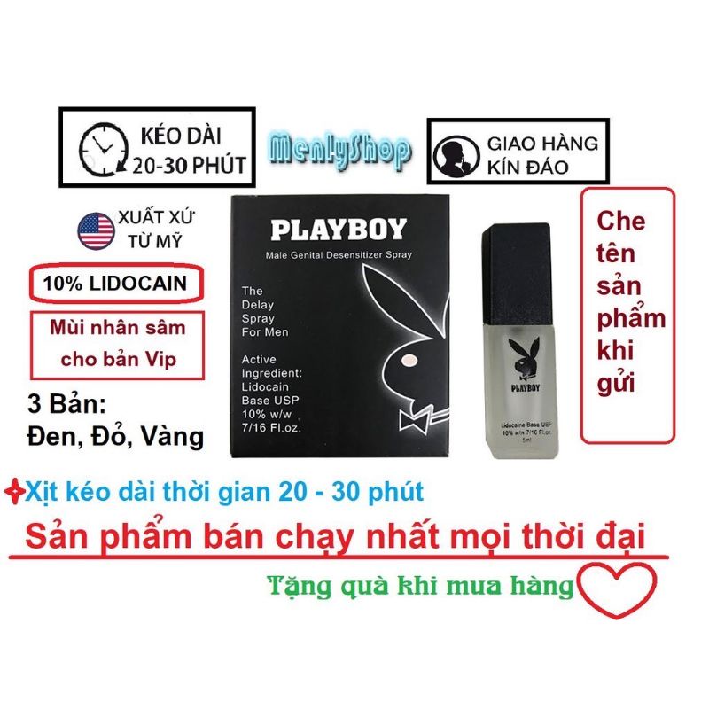 Xịt Playboy . Chính hãng dành cho Nam
