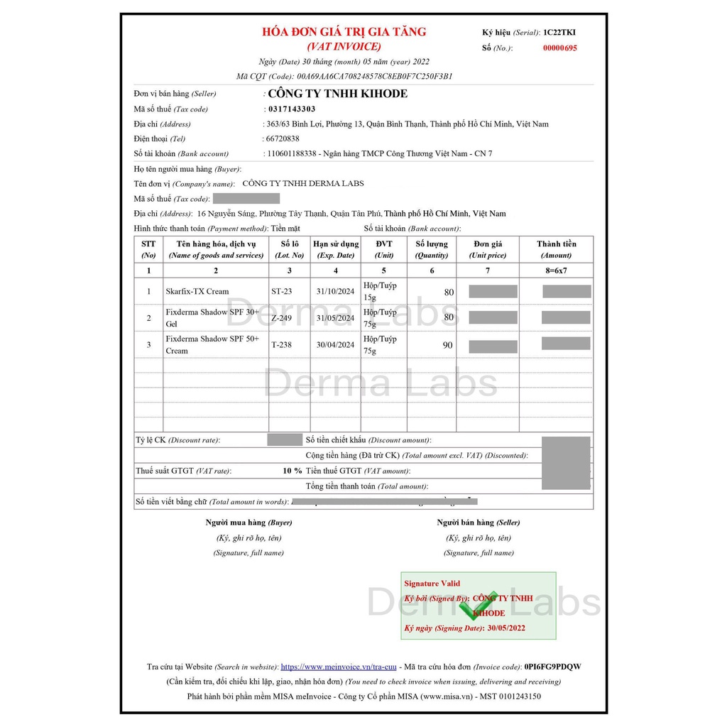 Kem chống nắng Fixderma  Shadow SPF 50+ và 30+, by Harry