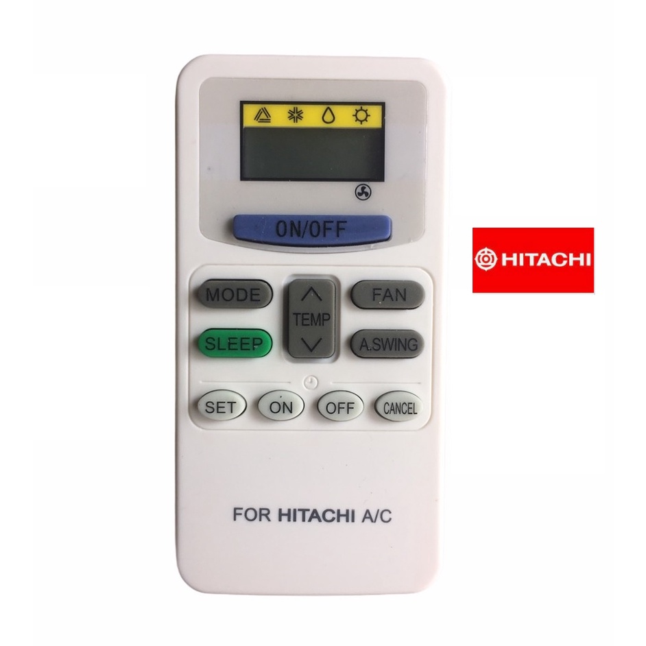 Điều khiển điều hòa Hitachi RAR-1D3 -tặng kèm pin -Remote điều hòa Hitachi hàng ngắn mã RAR-1D3 loại tốt