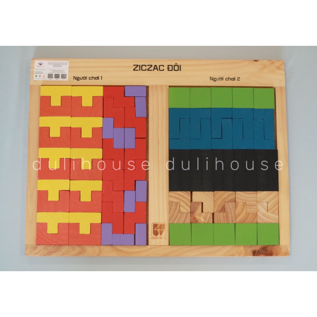 Xếp hình Pentomino zizac đôi Winwintoys - Hỗ trợ tư duy tưởng tượng hình khối - Tăng khả năng sáng tạo khám phá