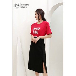 Chân váy chữ A xẻ cạnh H&P TT-HOT phong cách Hàn Quốc 808