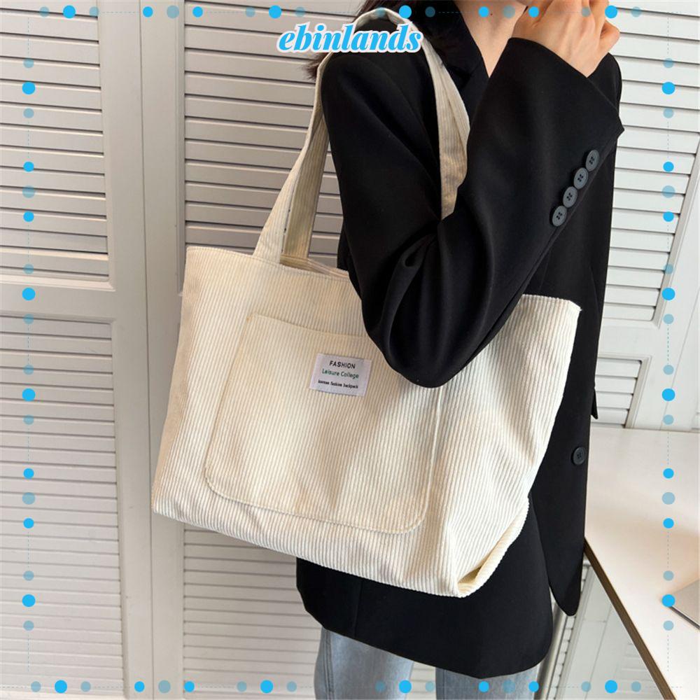 Túi Tote Đeo Vai Vải Nhung Thời Trang Cho Bạn Gái