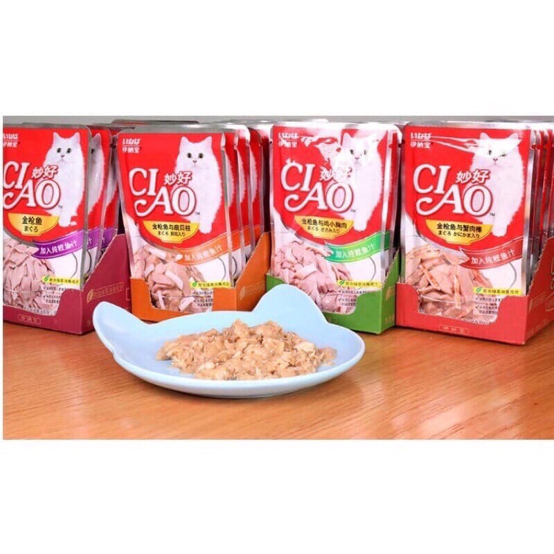 Pate Ciao gói 60g dành Cho Mèo