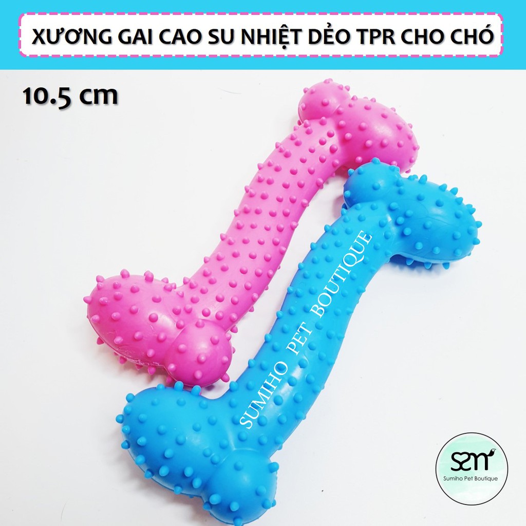 Đồ chơi tương tác với thú cưng Sumiho - Xương nhựa dẻo (giao màu ngẫu nhiên)