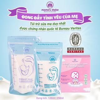 Túi trữ sữa Mama s Choice loại 120ml và 250mlChất liệu cao cấp