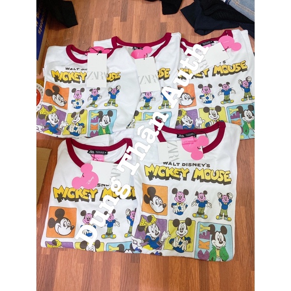 Áo Phông Zara hình Mickey