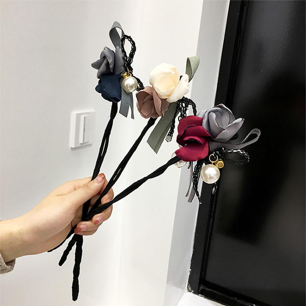 Kẹp Tóc Handmade Đính Hoa Xinh Xắn Thiết Kế Mới Thời Trang
