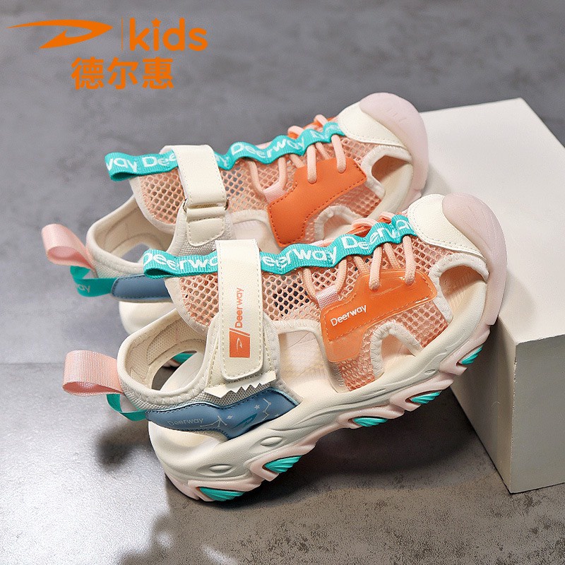 Dép Sandal Sport Bít Mũi Cho Bé Trai, Mẫu Mới 2022 - Hàng Quảng Châu Cao Cấp (2226)