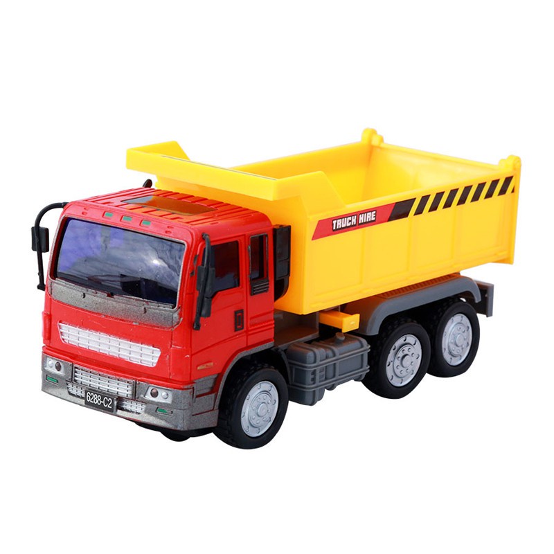 Đồ Chơi Mô Hình Xe Cần Cẩu Đèn Pin Nhạc 3D Long Thủy Cho Bé