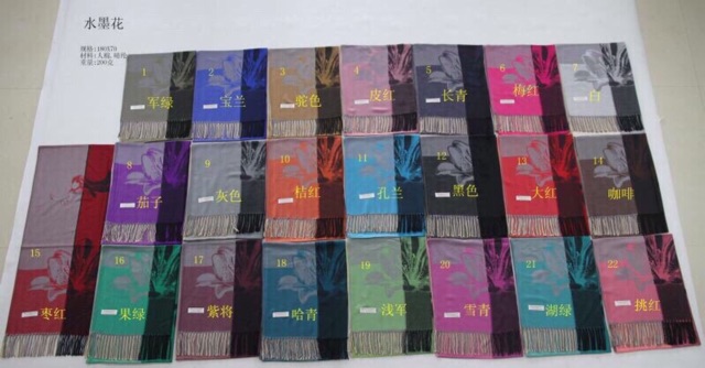 Khăn Choàng hoa ly chất liệu siêu đẹp