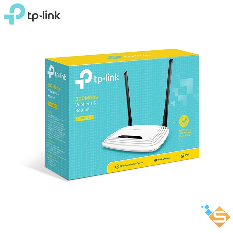 Bộ Phát WiFi Router TP-LINK TL-WR841N TL-WR844N TL-WRTL840N 300Mbps 4 Cổng LAN - Bảo Hành Chính Hãng 24 Tháng