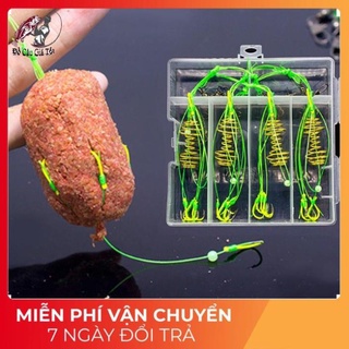 ⭐️⭐️lưỡi câu lăng xê, lưỡi câu lancer xanh buộc sẵn chất lượng