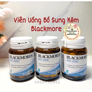 ( ĐỦ BILL ) Viên Kẽm Blackmore Bio Zinc 84viên Cứu cánh cho làn da