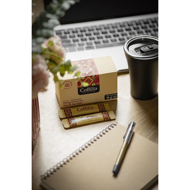 [MUA 2 TẶNG 1]Cà phê hòa tan đen - Coffilia hộp 30g, cà phê nguyên chất vị nguyên bản. | BigBuy360 - bigbuy360.vn