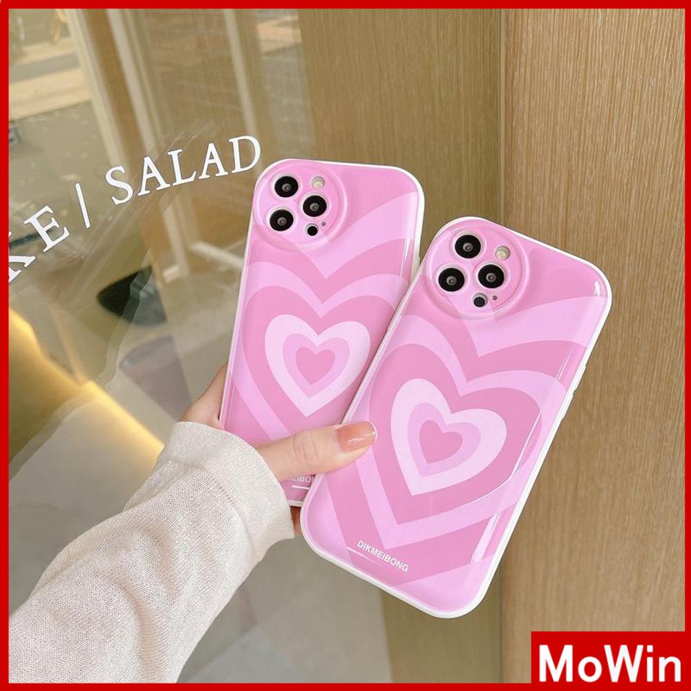 Ốp Điện Thoại Silicon Mềm Chống Sốc Họa Tiết Trái Tim Cho iPhone 11 Pro Max 13 Pro Max 12 Pro Max 7Plus xr XS Max