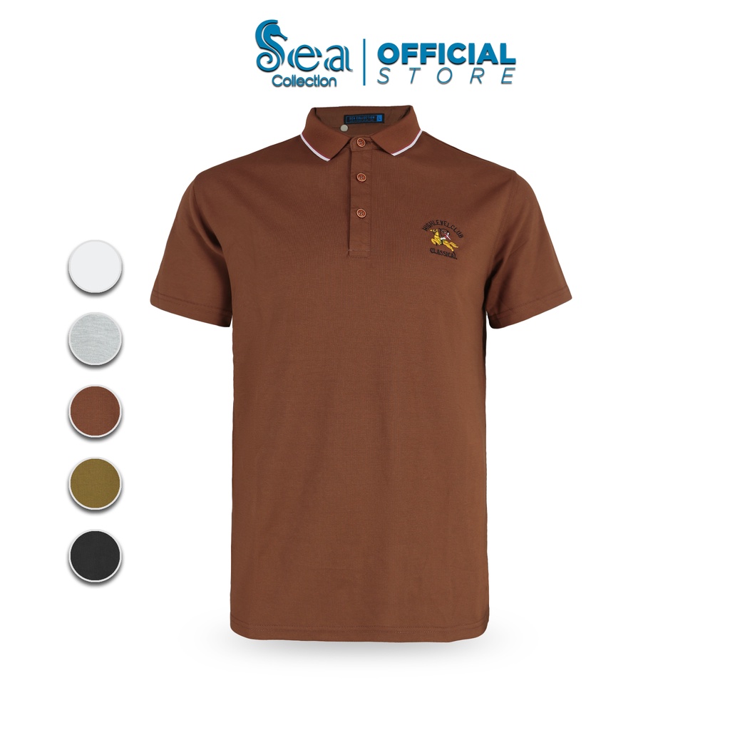 Áo Thun Polo Nam Sea Collection Thêu Ngựa 8320 Cổ Viền