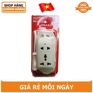 Ổ cắm du lịch liền dây 3m Vinakip
