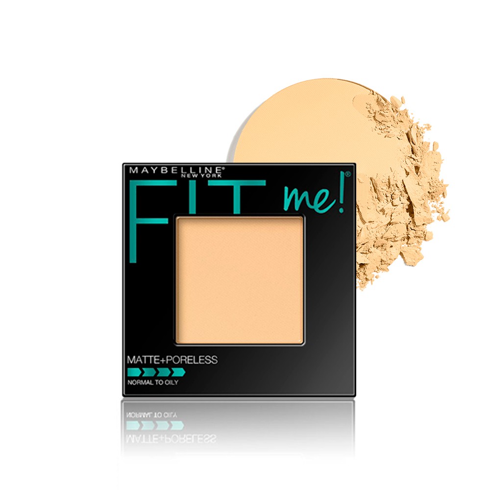 Phấn Phủ Mịn Nhẹ Kiềm Dầu Fit Me Matte Poreless Powder Maybelline New York 8.5g - Mỹ Chính Hãng