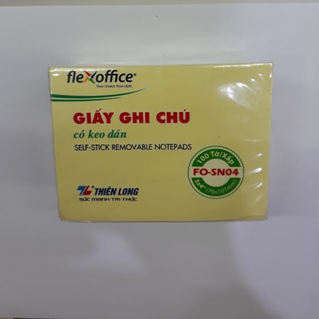 Giấy ghi chú 3x4( 76x101mm)