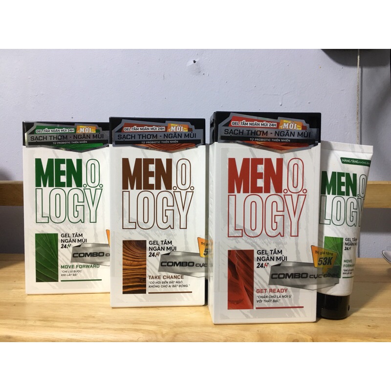 Gel Tắm MEN.O.LOGY Ngăn Mùi 24h Take Chance 350ml+ kèm quà tặng