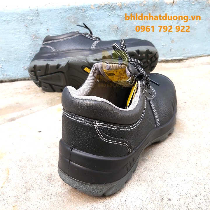 Giày bảo hộ lao động nam Jogger Bestrun S3 thấp cổ, Giầy bảo hộ da nubuck đế PU 2 lớp