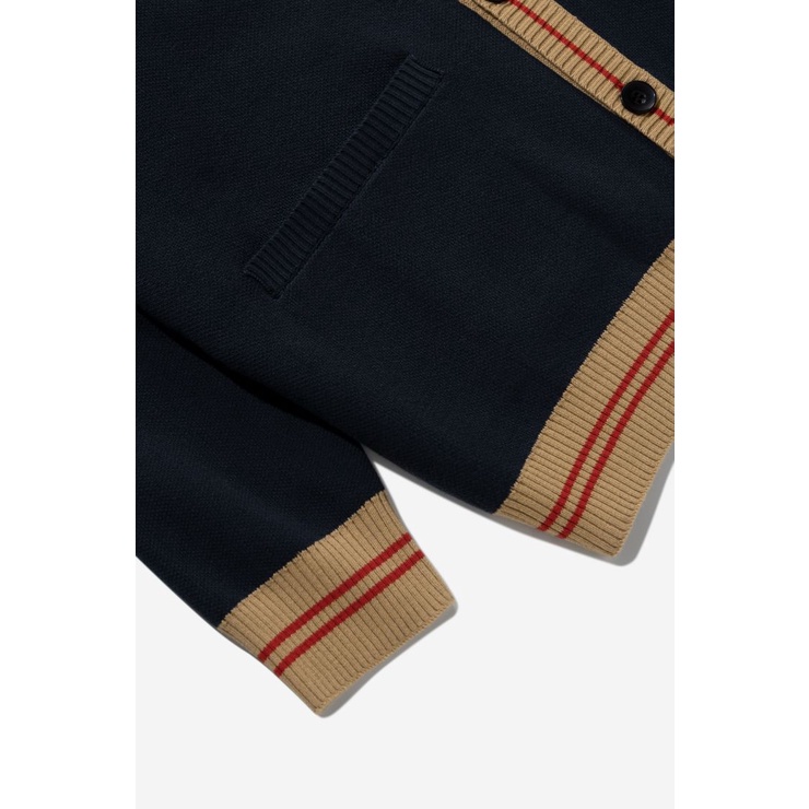 OWL BRAND® CARDIGAN - Áo len khoác ngoài / Navy - OWL2312211