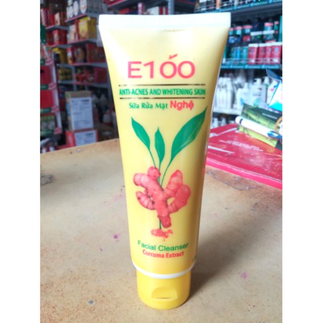 Sữa rửa mặt E 100 Nghệ tuýp 100g