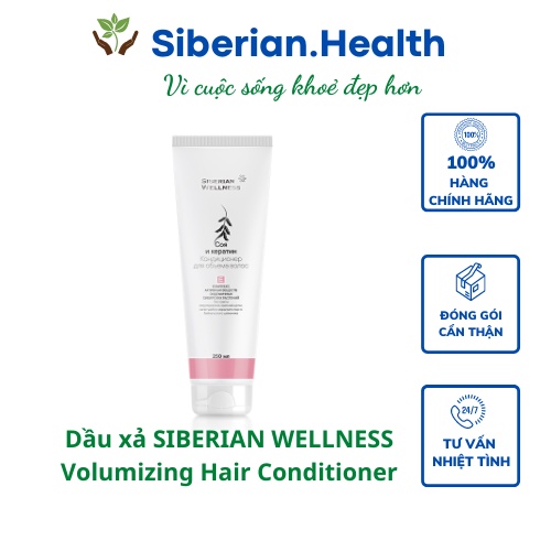 [ 416043 ] Dầu xả cho tóc dày SIBERIAN WELLNESS Volumizing Hair Conditioner – 250ml/tuýp