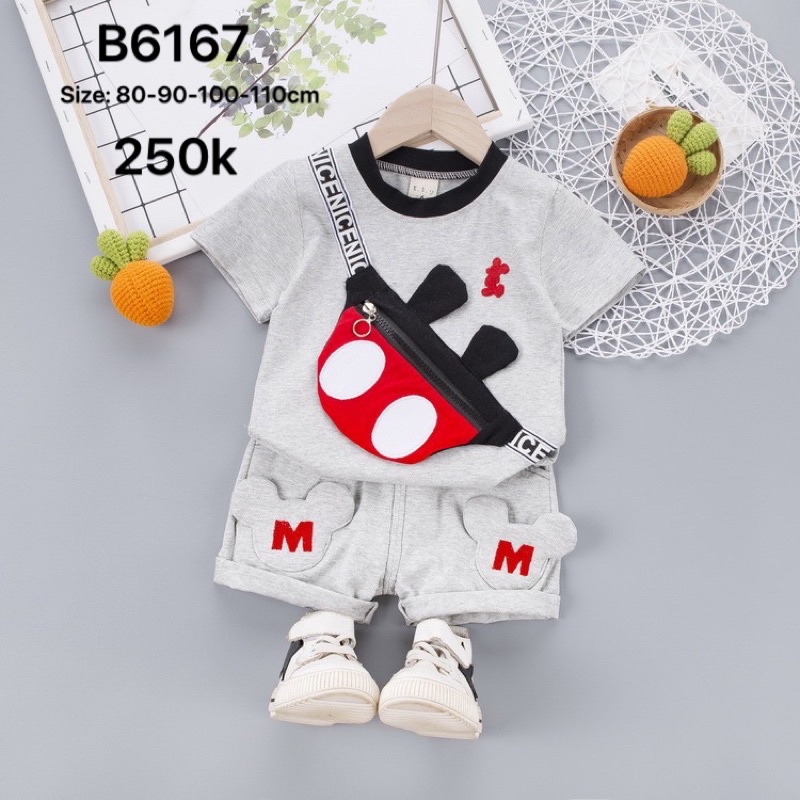 Đồ bộ bé trai mickey ( hàng Quảng châu )