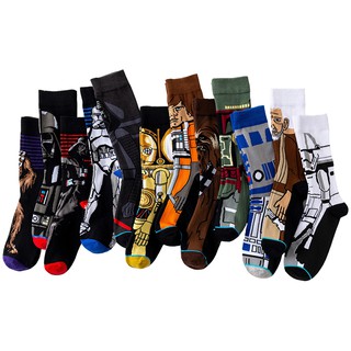 Đôi vớ cotton in họa tiết Star War độc đáo thời trang cho nam và nữ