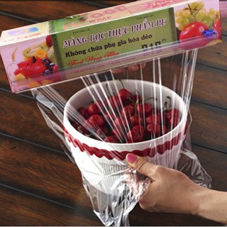 Màng bọc thực phẩm PE 200m x 30cm