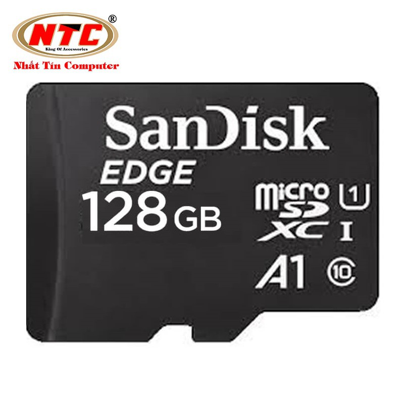 Thẻ nhớ MicroSDXC SanDisk Edge A1 128GB Class 10 U1 R140MB/s W90MB/s - không Box