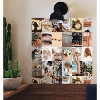 Tranh dán tường postcard decor decal dán tường trang trí decor phòng ngủ phong cách Hàn Quốc ST Shophouse