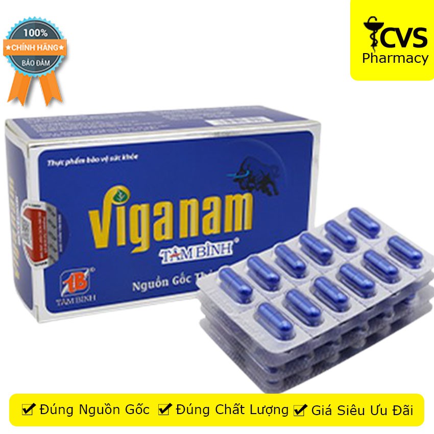 Viganam Tâm Bình 30v hỗ trợ đại bổ nguyên khí &amp; nâng cao sức khỏe - Cvspharmacy
