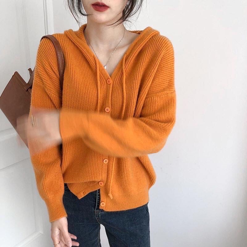 ÁO LEN MŨ PHONG CÁCH HÀN QUỐC 6 MÀU
